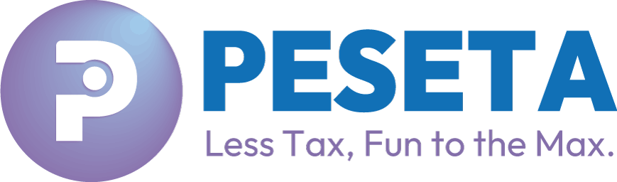 Peseta App - Expense Tracking App for anyone in the UK - Horizontal Logo